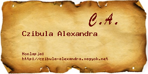 Czibula Alexandra névjegykártya